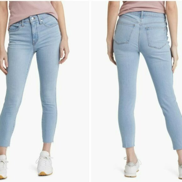 Madewell Denim - Madewell High Rise 10" Skinny Crop Denim Jeans NWT Size 28
